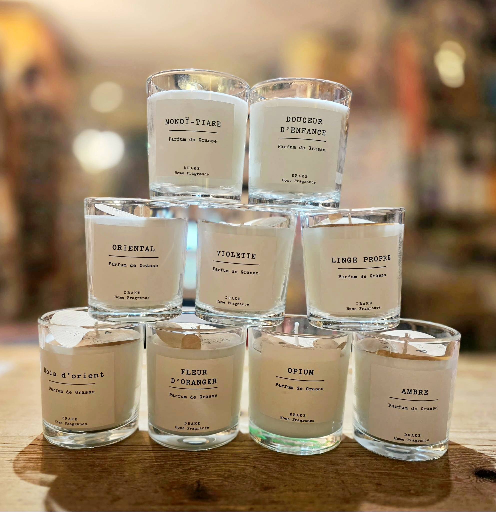 Bougies parfumées et senteurs